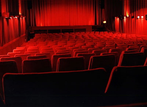 Inside of Theater, seats and stage