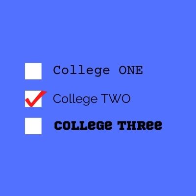 Making the Final College Choice